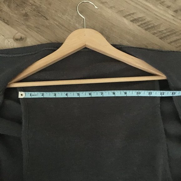 Blue Grey Boho Chic Tasseled Shawl - Picture 12 of 12